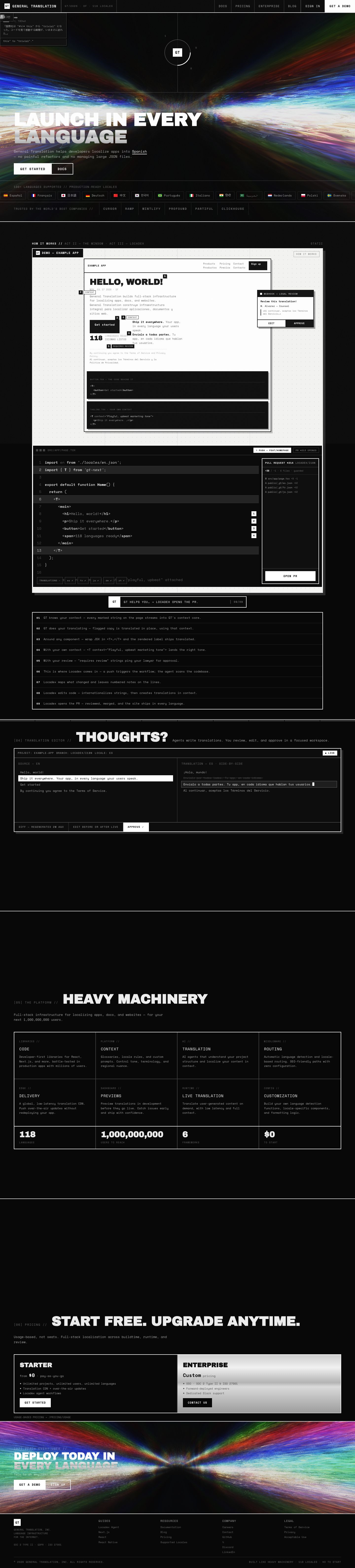 Concrete Source, the full page at 1440 pixels wide