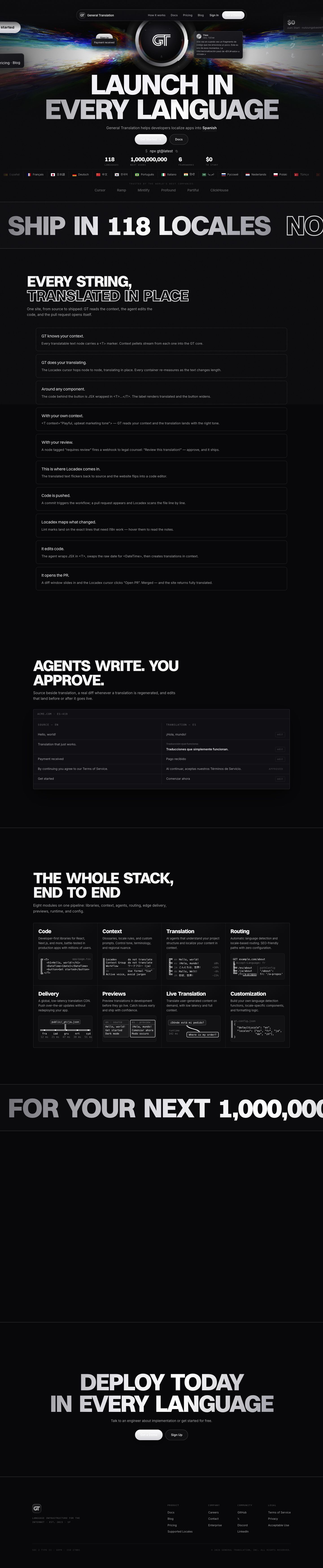 Typographic Broadcast, the full page at 1440 pixels wide