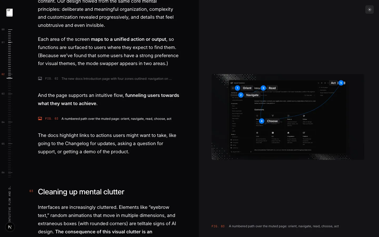 Designing docs for humans in the split reader
