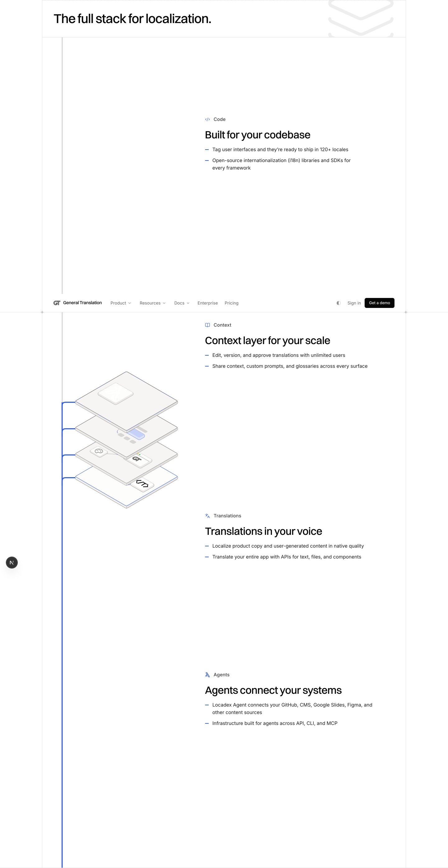 Stack story section: desktop, light theme