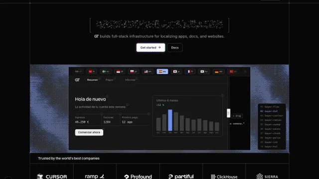 Dossier in dark mode